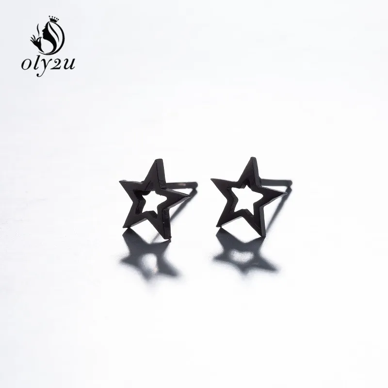 

Oly2u Kpop Korean Fashion Geometric Earrings Small Earrings Stainless Steel Earrings For Girls Ear Studs Women Jewelry Gifts