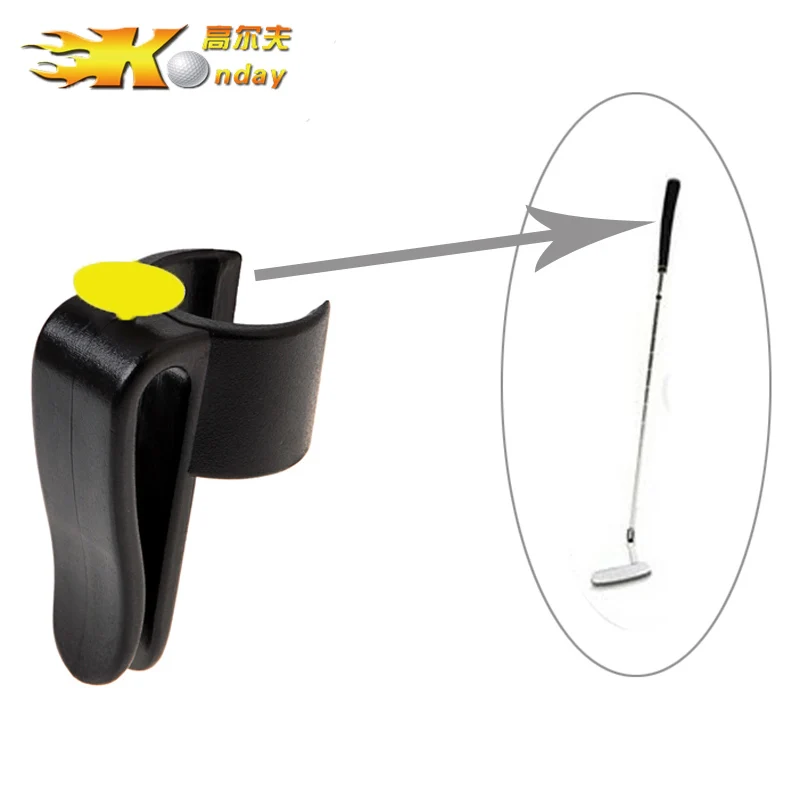 New Arrival Golf Putter Holder Clip with Ball Marker Black Plastic Golf