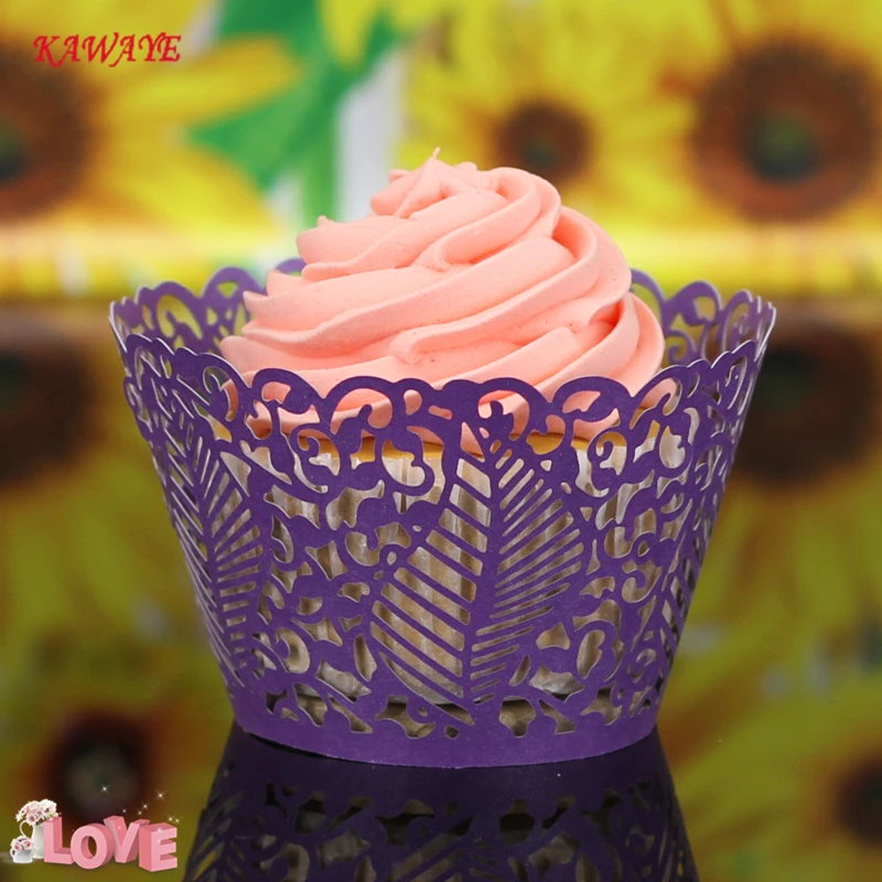 100 шт торт чашки маленький мини-кекс форма для порционной выпечки бумажные Формы для кексов яйцо брезент лоток формы торта обертка инструменты для украшения 7ZC03 - Цвет: Dark purple
