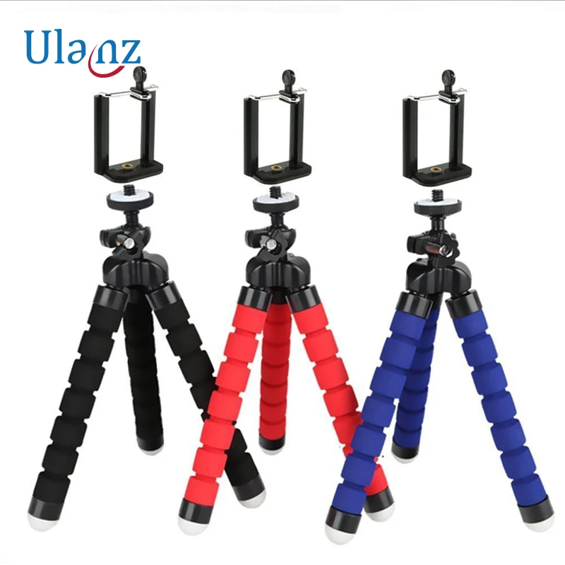 Camera Phone Holder Flexible Octopus font b Tripod b font Bracket Stand Mount Monopod Styling Accessories