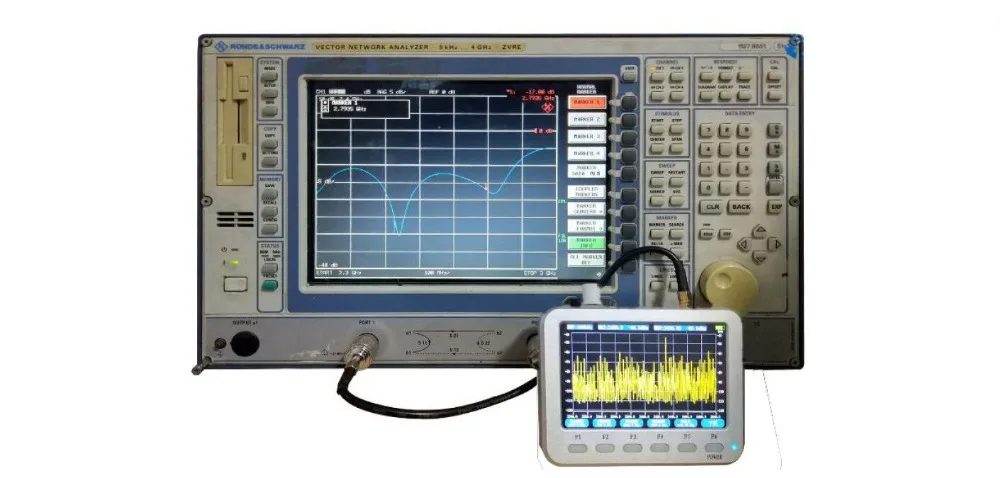 Новое поступление 2300-2900MHz 2,4G " lcd обработанный РЧ анализатор спектра SPAN/RBW/CENT/MARKER MAXHOLD