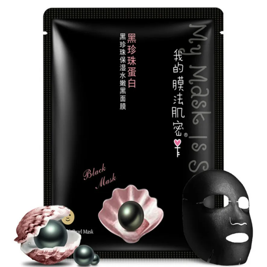 1 предмет, от Black Pearl, увлажняющая маска для лица крем-маска косметический уход за кожей Красота увлажняющее масло Управление черных точек отбеливающий маска