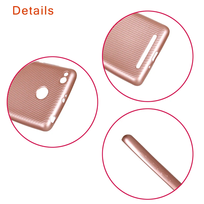 carbon fiber silicone case xiaomi redmi 3s (9)