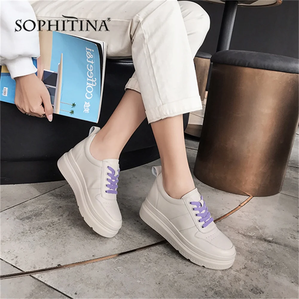 SOPHITINA/Новинки на осень зиму 2019 г. Спортивная обувь сплошной и толстой подошве