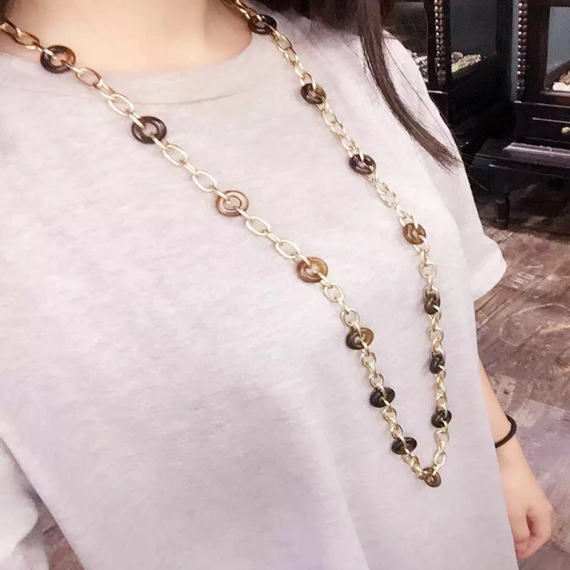Бутик Amorita Бисса дизайн длинная цепочка ожерелья и кулоны|long chain necklace|chain necklacedesigner