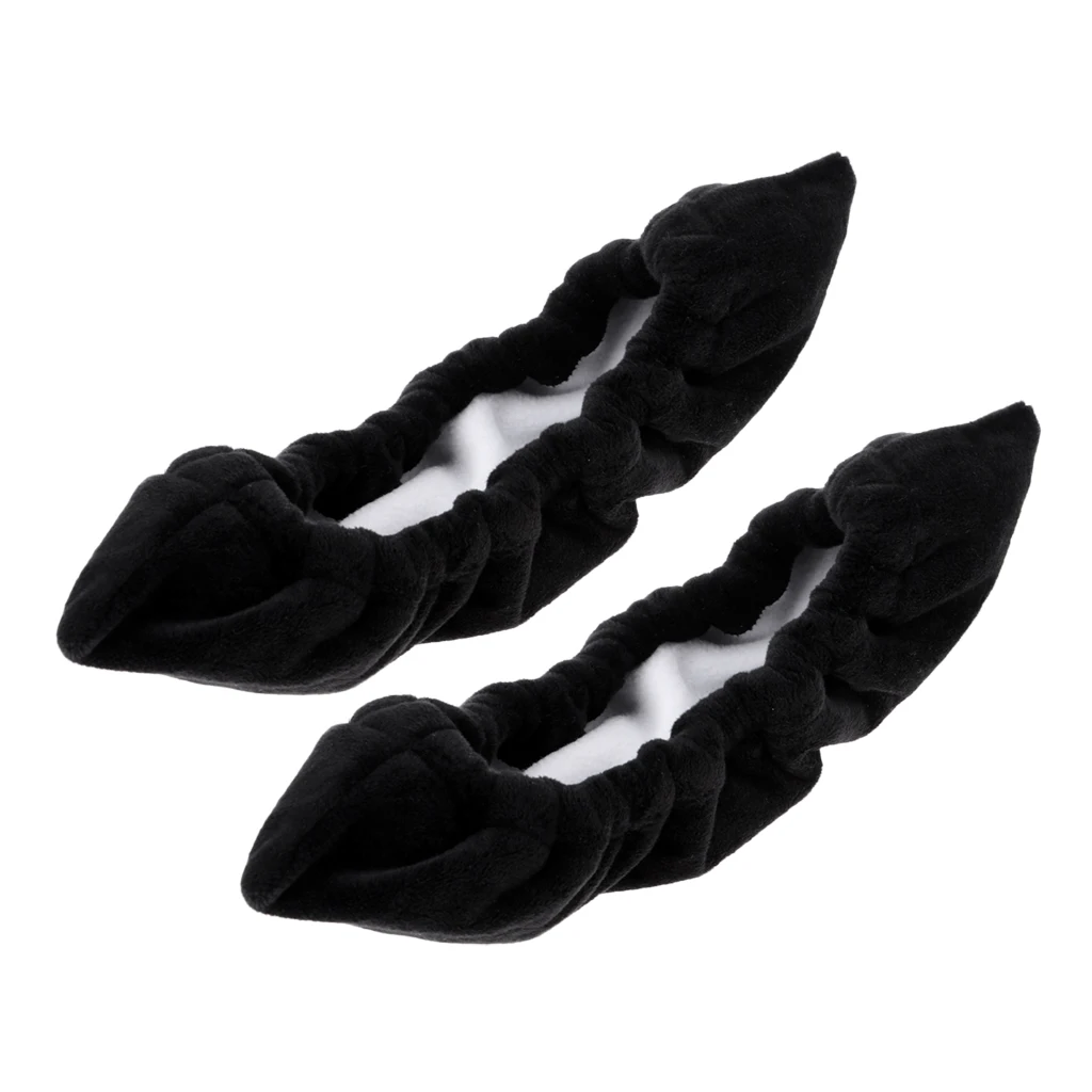1 Pair Soft Terry Cloth Ice Hockey Blade Cover Skate Blade Guards For Ice Skates hockey Extreme Walking Soaker Skate Soakers