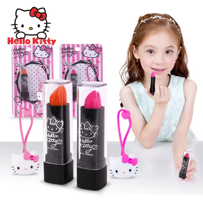 Детские игрушки для макияжа HELLO KITTY детский бальзам губ увлажняющий нетоксичен
