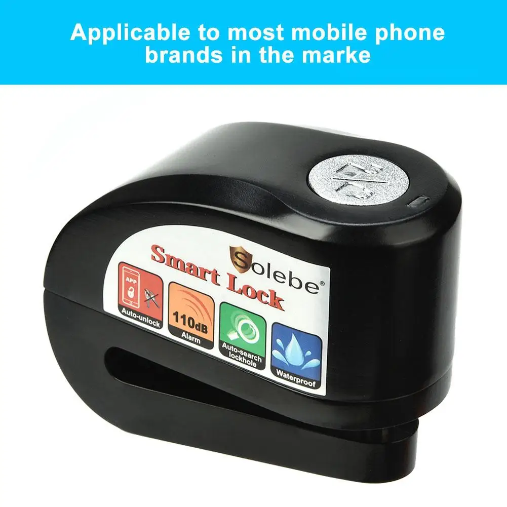 Умный Bluetooth мотоцикл велосипедный замок приложение Keyless Auto-theft Lock