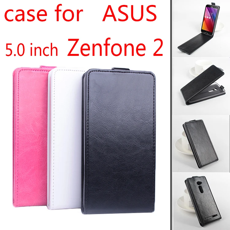Leather case For ASUS Zenfone 2 ZE500CL ZE550CL Flip cover housing Zenfone2 ZE500 CL / ZE 500 Mobile Phone Bags | Мобильные телефоны