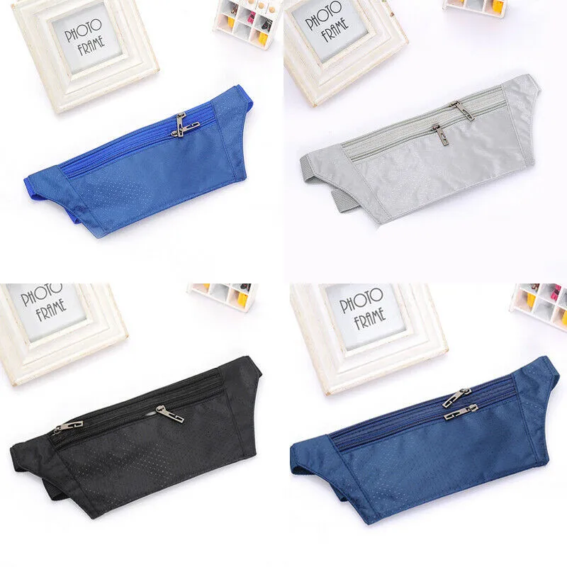 

Outdoor Sport Bum Bag Fanny Pack Travel Hiking Waist Money Belt Zip Pouch Wallet
