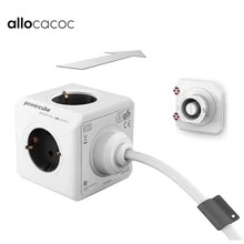 Allocacoc EU Plug 1.5/3M Extension Cord Powercube Power Strip Electric 4 Outlet 2 USB Ports Travel Adapter Multi Socket Home Use Allocacoc EU Plug 1.5/3M Extension Cord Powercube Power Strip Electric 4 Outlet 2 USB Ports Travel Adapter Multi Socket Home Use