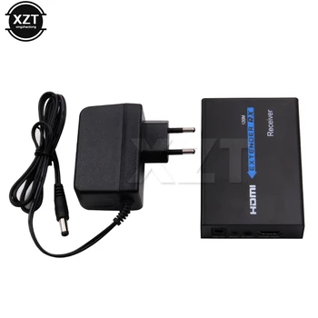 

1PCS 1080P extender 120m RJ45 over TCP/ IP Cat5e/6 Ethernet hdmi cable Infrared Transmitter/ Receiver WIth IR For Computer new