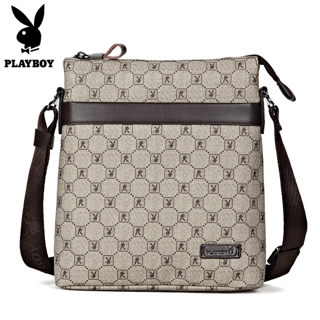 Playboy Male Handbag High Quality Business Men's Bag Messenger Bags Men ...