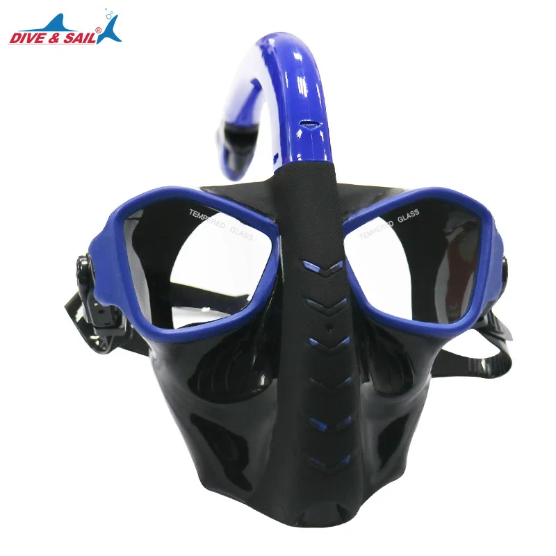 

15% Professional Diving Mask Scuba Snorkel Swimming Goggles Dry Snorkel Tube Set Men Women Anti-fog Diving Goggles for Camera