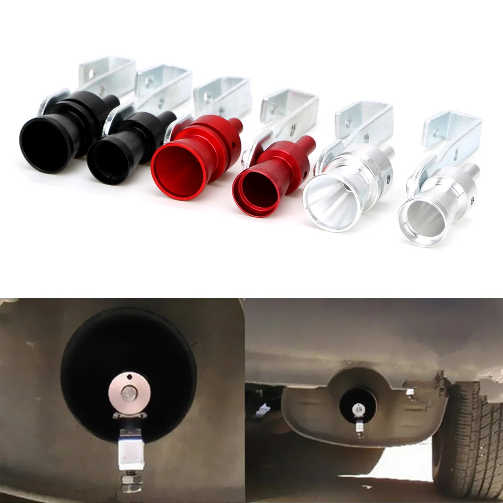 

LEEPEE Car Turbo Muffler Universal Exhaust Pipe Car Turbo Sound Whistle Vehicle Refit Device Sound Simulator