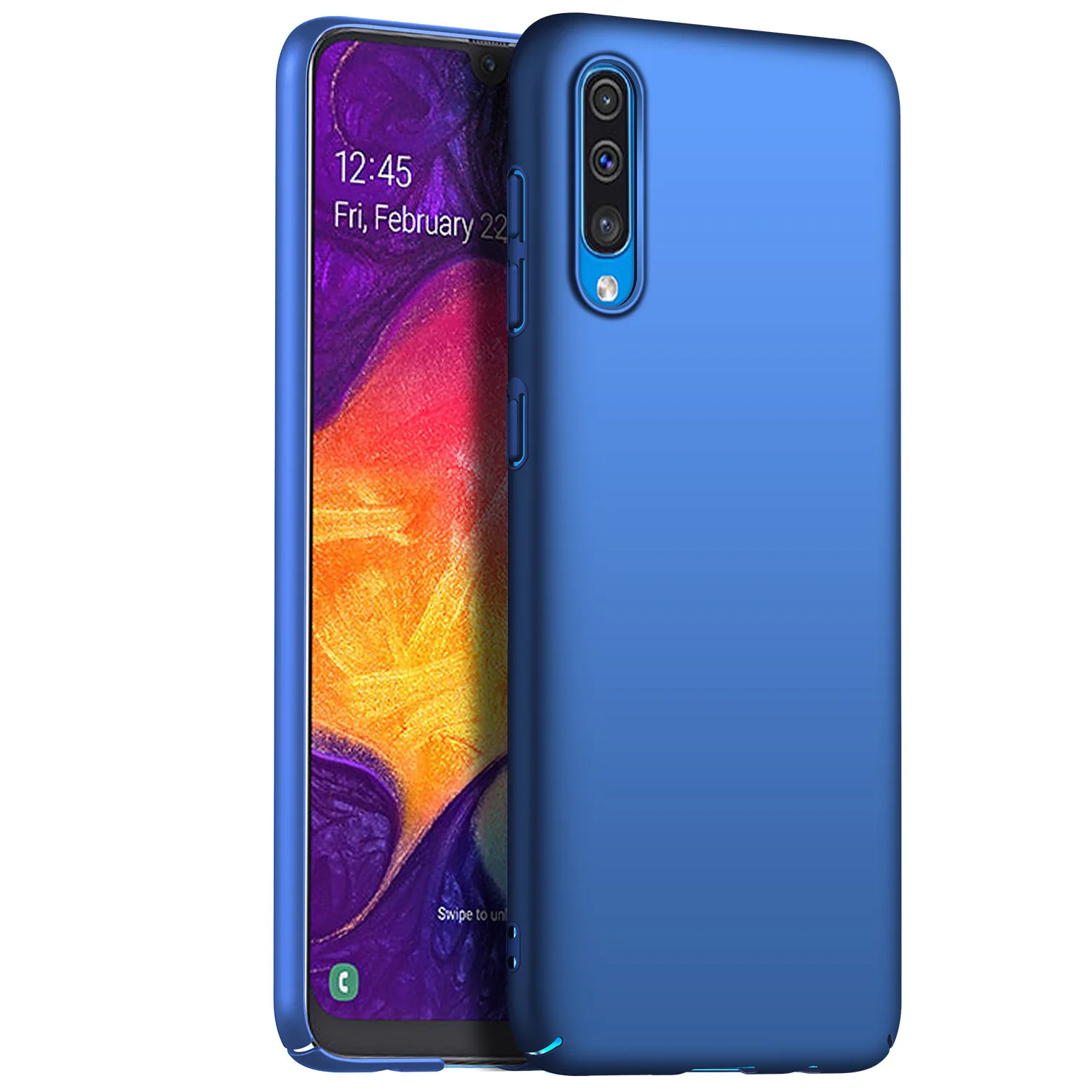 Чехол MAKAVO для Samsung Galaxy A50 тонкий матовый жесткий чехол из поликарбоната A10 A30 чехлы