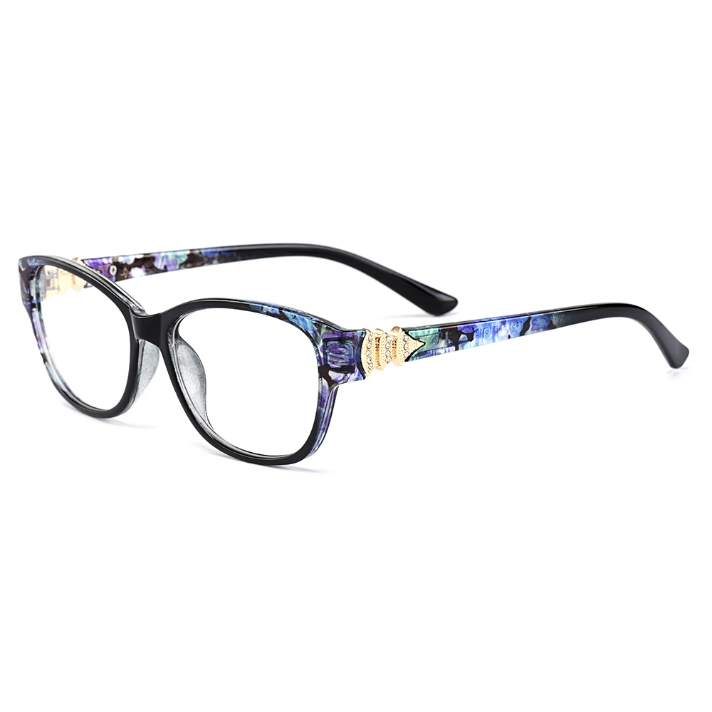 Gmei оптический стильный красочный Urltra-светильник TR90 для женщин полный обод оптические оправы для очков женские пластиковые очки для близорукости M1451