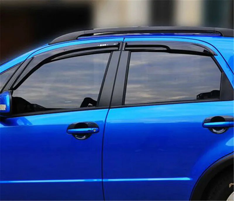 

4pcs/Set Window Visor Vent Shade Sun Rain Deflector Guard Shield For Suzuki SX4 2007 - 2012 Hatch & Sedan