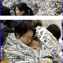 120*140 см горячий подарок USD2 поп путешествия подарок чрезвычайных одеяло спасения Термальность одеяло Туристические коврики