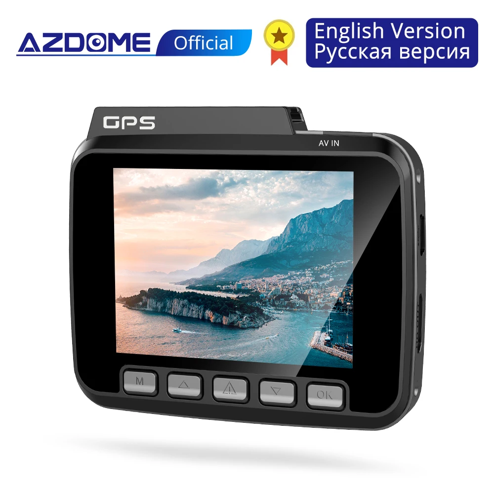 Продажа AZDOME GS63H двойной объектив Wi Fi FHD 1080P спереди + VGA сзади dvr регистраторы 2160 P регистраторы Новатэк 96660 Dashcam камера Встроенный font b gps b font