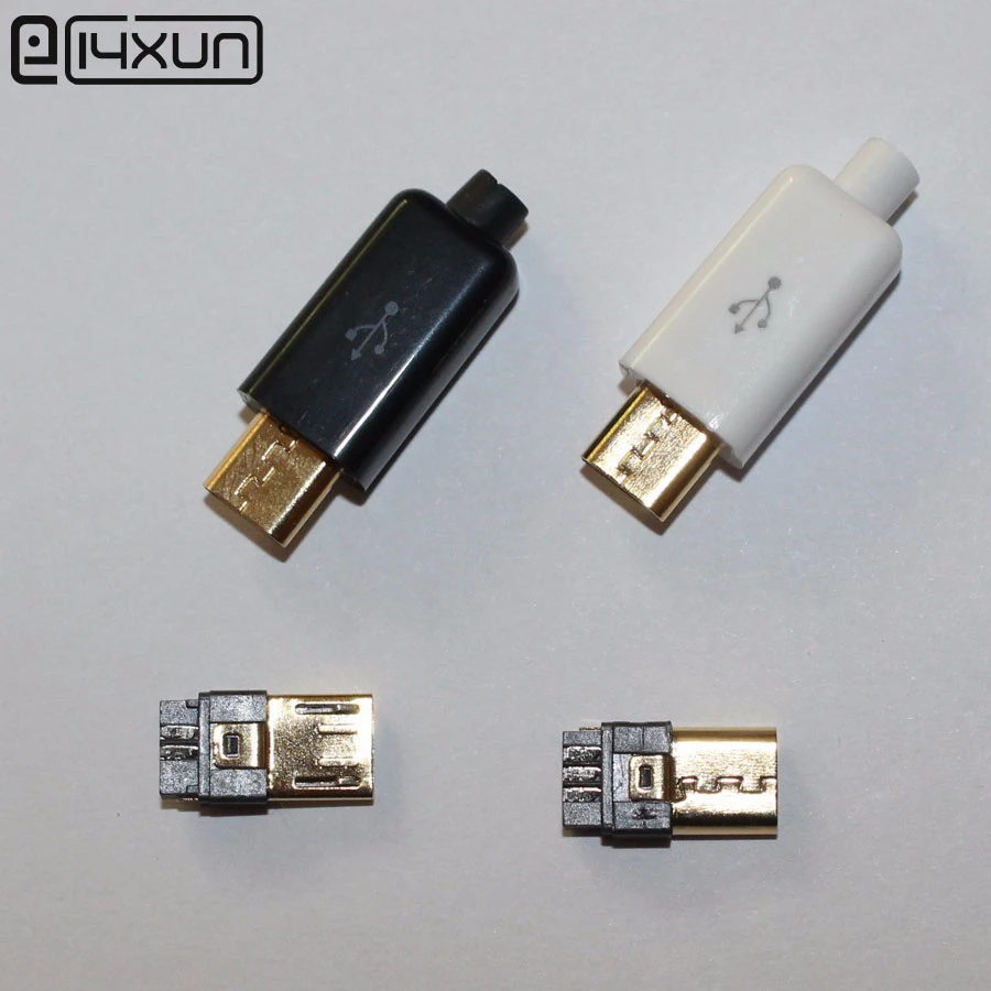 Gold-Plated Original 10Set USB 3.1 Type-C to Type C Plug Welding Type Double-Sided Plug for DIY Data Charging Connector for OD 3.0mm2 Cable Gold-Plated Original 10Set USB 3.1 Type-C to Type C Plug Welding Type Double-Sided Plug for DIY Data Charging Connector for OD 3.0mm2 Cable