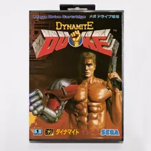 Игровая карта Dynamite Duke 16 bit MD с розничной коробкой для sega Mega Drive для Genesis