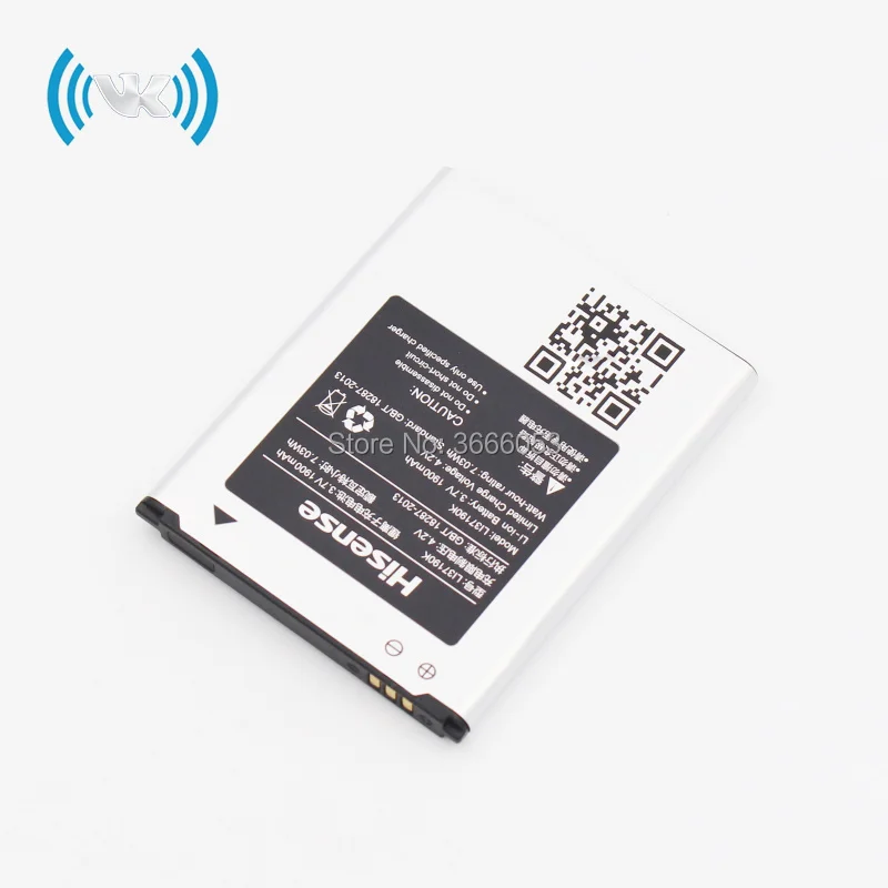 Новый Сменный аккумулятор VK 1900mAh/7.03Wh 3 8 V LI37190K для мобильного телефона Hisense E602T E600M