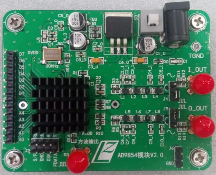 AD9854 Module High Speed DDS Module Provides Test Program Frequency Characteristic Matching Module.