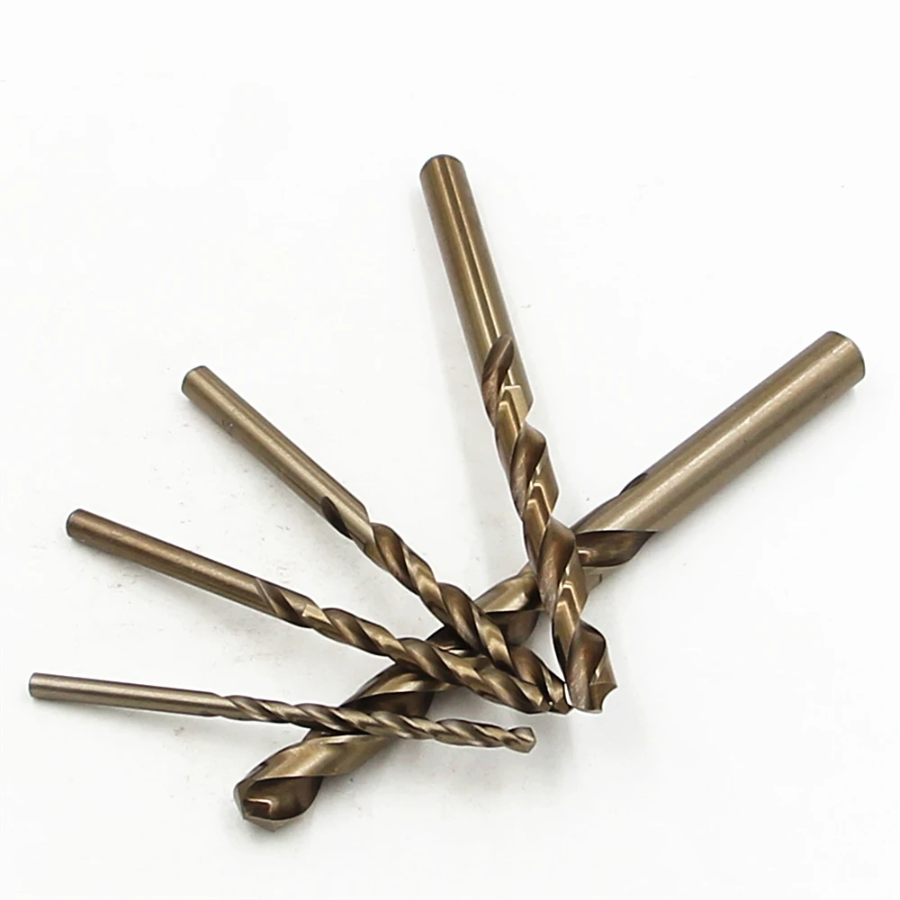 New HSS6542 5Pcs/Set Twisted Drill Bit Set M2 Saw Set Steel Roast