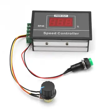 

DC 6V-60V PWM DC Motor Speed Controller Switch Controller With Display 12V 24V 36V 48V Speed Regulator