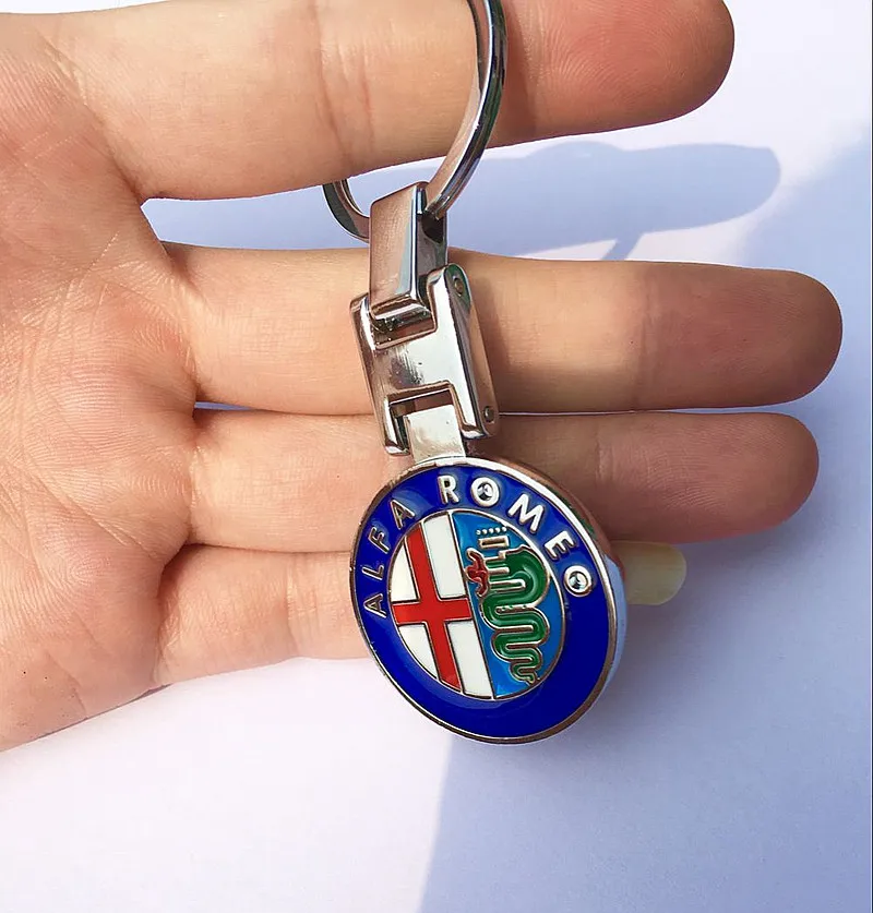 LOSFO font b ALFA b font font b ROMEO b font car logo Alloy Key Ring