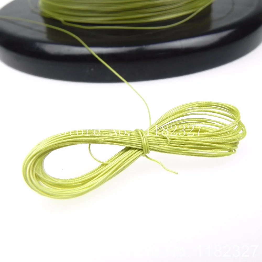 

(1 meter/lot) UL10064 32AWG Micro teflon cable, High temperature OD:0.38mm Stranded Wire Light green 1000mm long