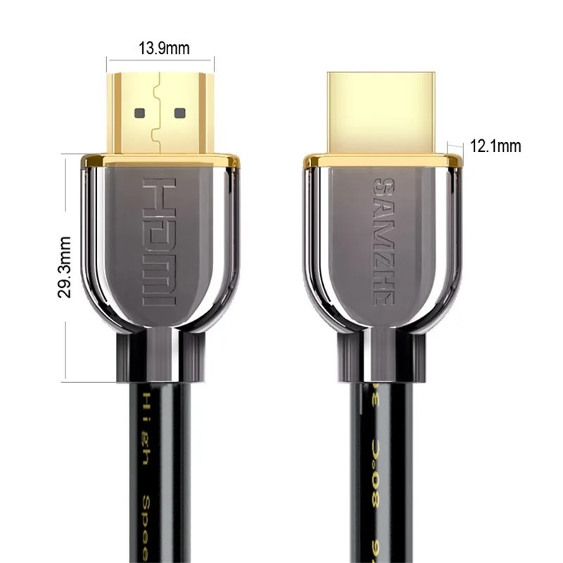 SAMZHE 4K* 2K HDMI2.0 кабель 1080P HDMI2.0 кабель позолоченный HDMI2.0 кабель цифровой HDMI2.0 кабель 1/2/3/5/8/10/20/25/30/40/ 50 м