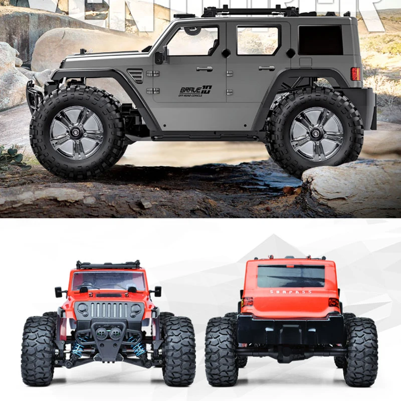 

BG1521 RC Car 25KM/H 4WD 4x4 Buggy Model Toys High Speed Model SUV Full-Proportional Cars 2.4GHz For Children Boys Birthday Gift