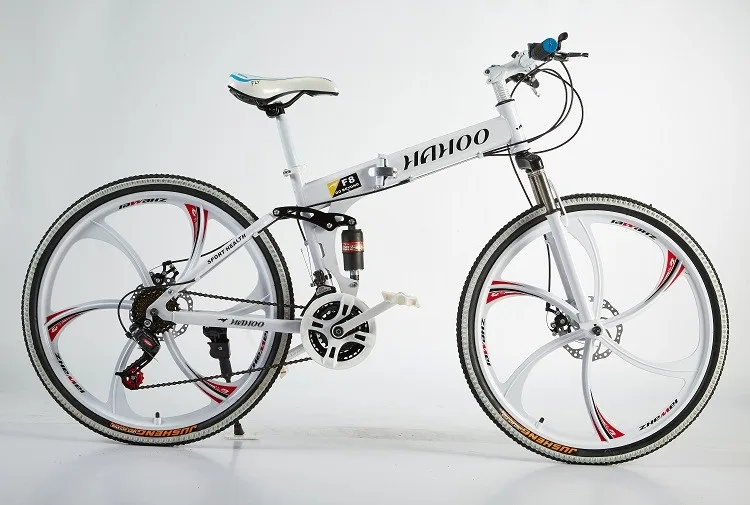 Flash Deal Mountain Bike 21 Speed 26 inchs Double Disc Brake Bicycle Soft Tail Frame High Carbon Steel Frame Outdoor Sport bicicleta 4