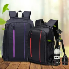 New Multi-functional Camera Backpack Video Digital DSLR Bag Waterproof Outdoor Camera Photo Bag Case for Nikon/ for Canon/DSLR huwang big capacity camera video bag waterproof multi functional digital laptop 15 6 backpack w rain cover for canon nikon