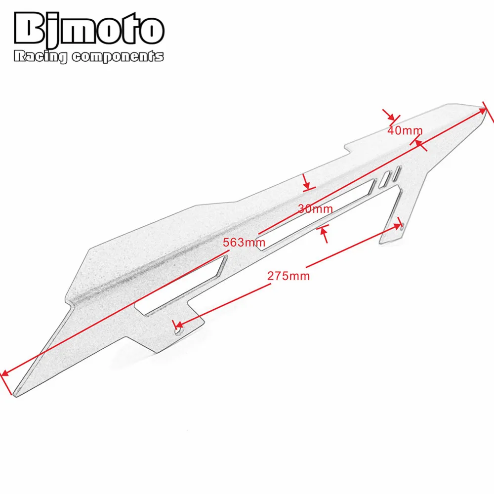 Bjmoto защита цепи мотоцикла пылезащитный чехол для DUKE 390 2013 2018 250 2017 DUKE125 DUKE200|for ktm|rear