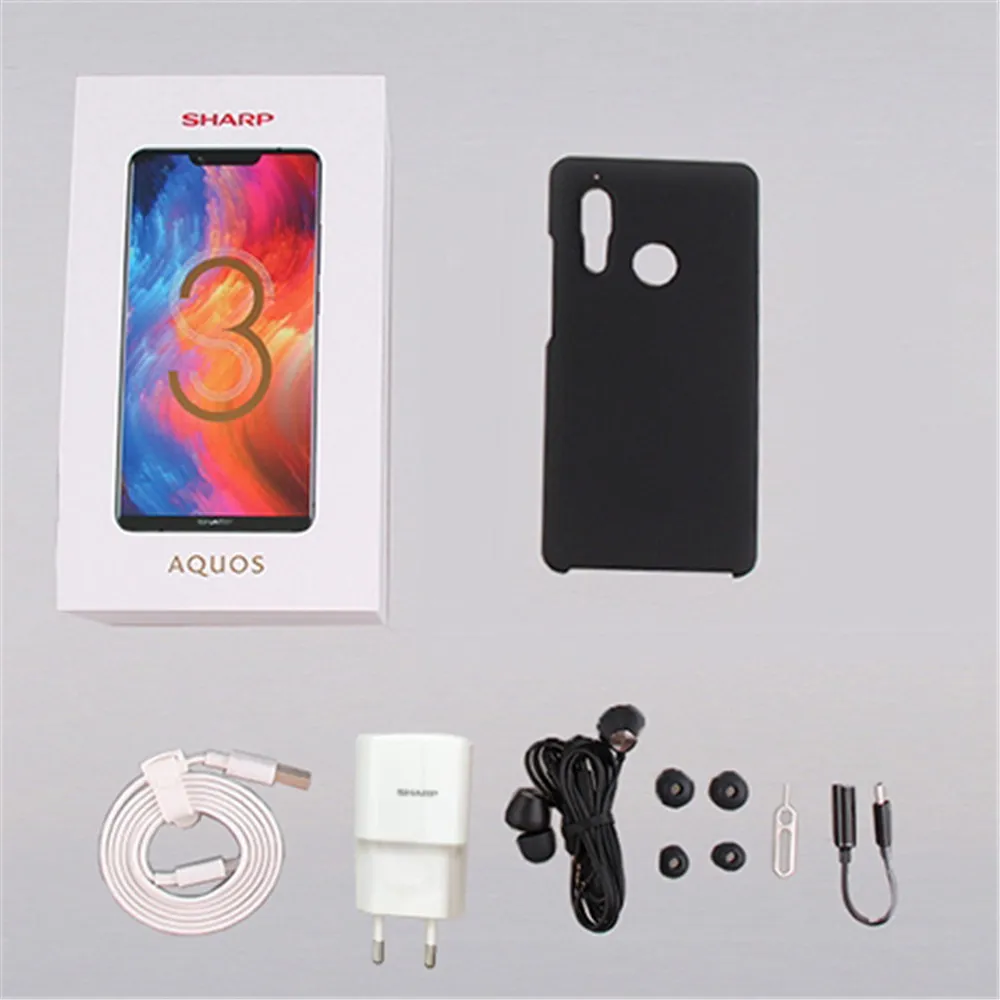 SHARP AQUOS S3 FS803 смартфон 6 0 'Ɗ GB 64 Snapdragon 630 Octa Core с двойной камерой 12MP + 13MP NFC 3200 мАч