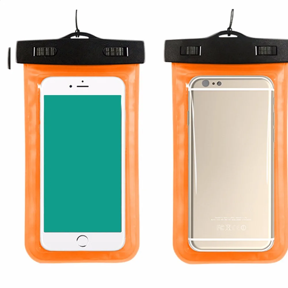 Универсальный Водонепроницаемый Чехол для мобильного телефона для iphone xiaomi LG подводный чехол для телефона светящийся ультратонкий прозрачный мягкий ТПУ