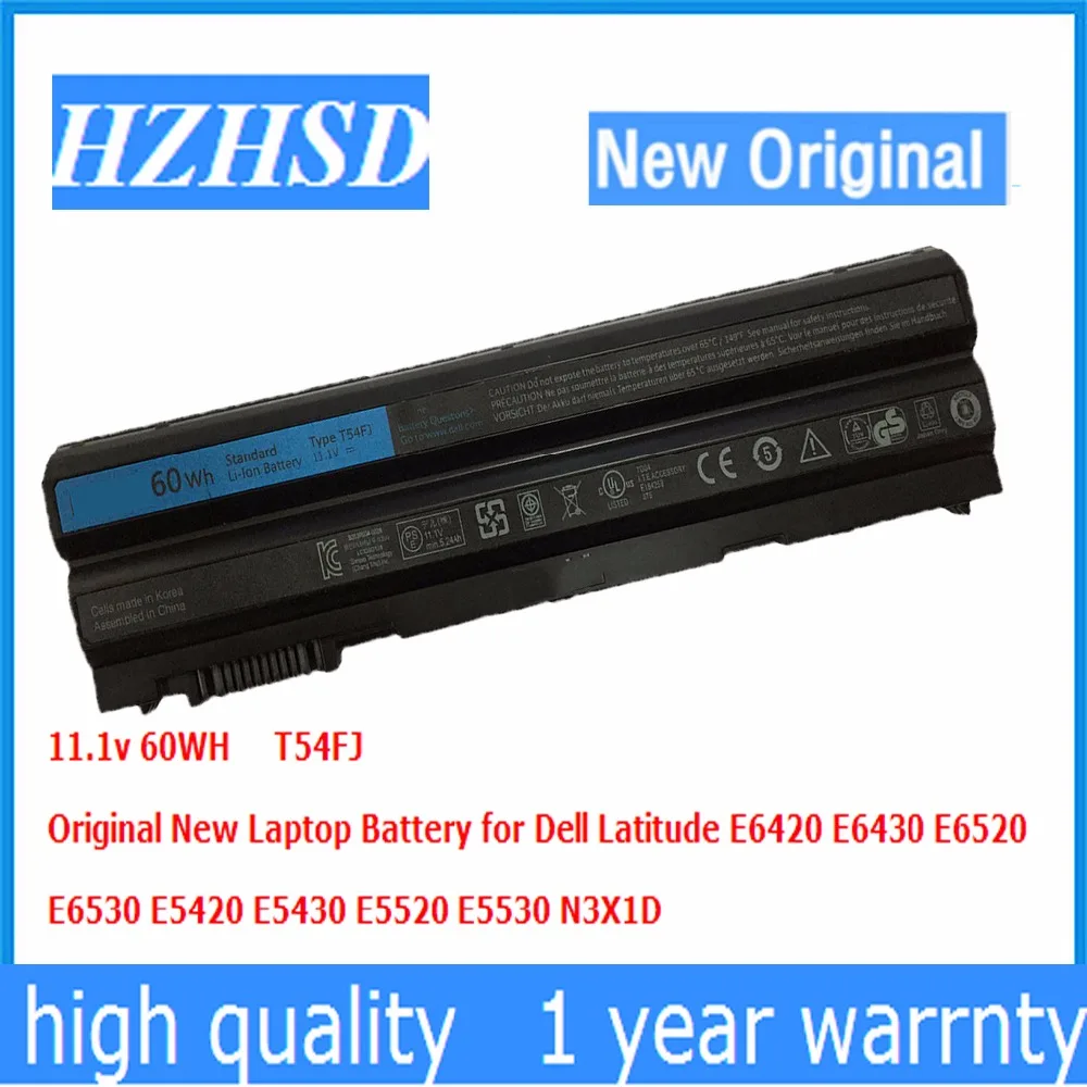 11.1v 60WH/6CELL New Original E6420 Laptop Battery for Dell Latitude N3X1D T54FJ E6420 E6430 E6520 E6530 E5420 E5430 E5520 E5530 11.1v 60WH/6CELL New Original E6420 Laptop Battery for Dell Latitude N3X1D T54FJ E6420 E6430 E6520 E6530 E5420 E5430 E5520 E5530