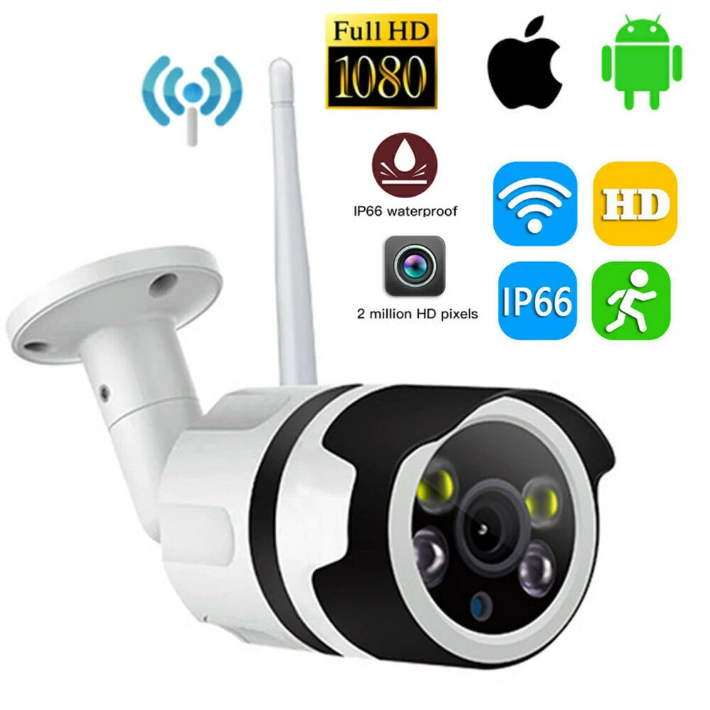 Беспроводная IP камера Wi Fi 1080P видеонаблюдение наружное наблюдение