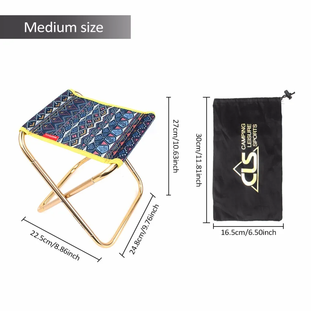 Рыболовный стул наружный портативный легкий складной рюкзак для кемпинга ткань Оксфорд складной стул для пикника 7075 алюминий