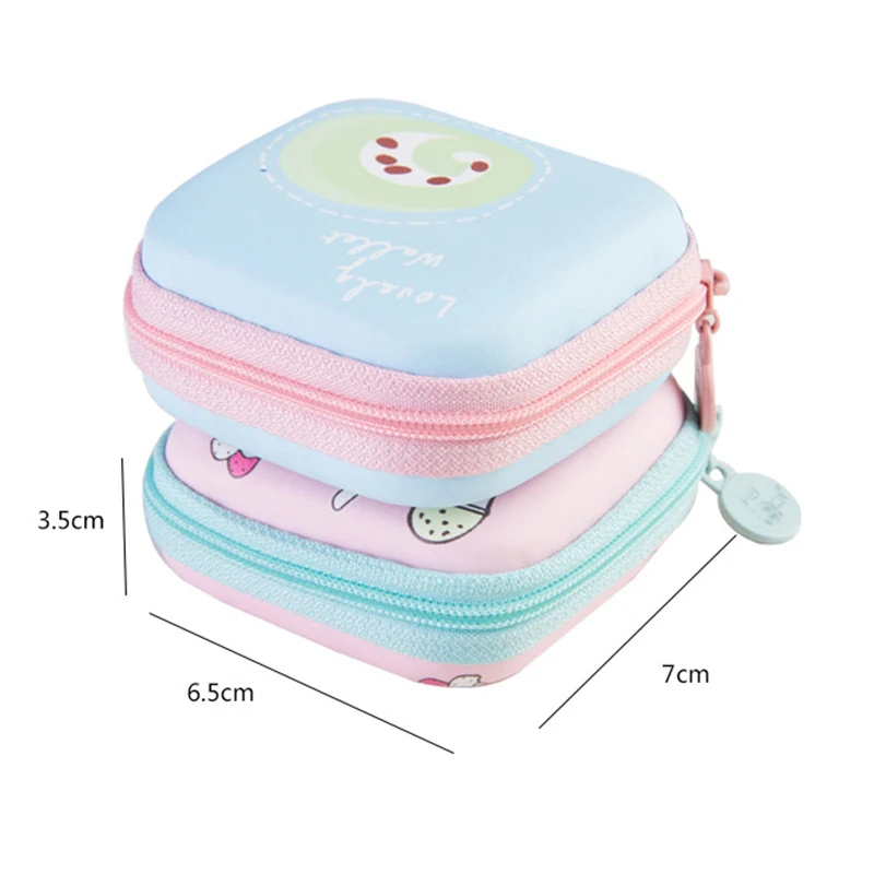 prativerdi 1PCS Earphone Case Storage Bag Carrying Hard Box Headphone Stand For Earbuds Memory Card Money Box travel Organizer8
