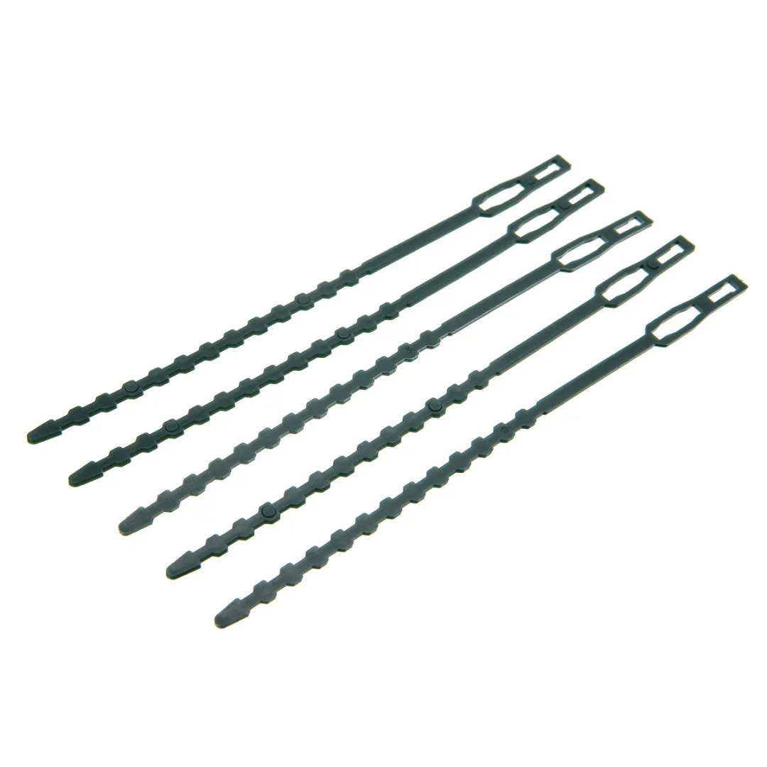 50pcs Reusable Adjustable Plastic Garden Plant Cable Ties Tree Climbing Support Fixed Lashing Hook Garden Tools
