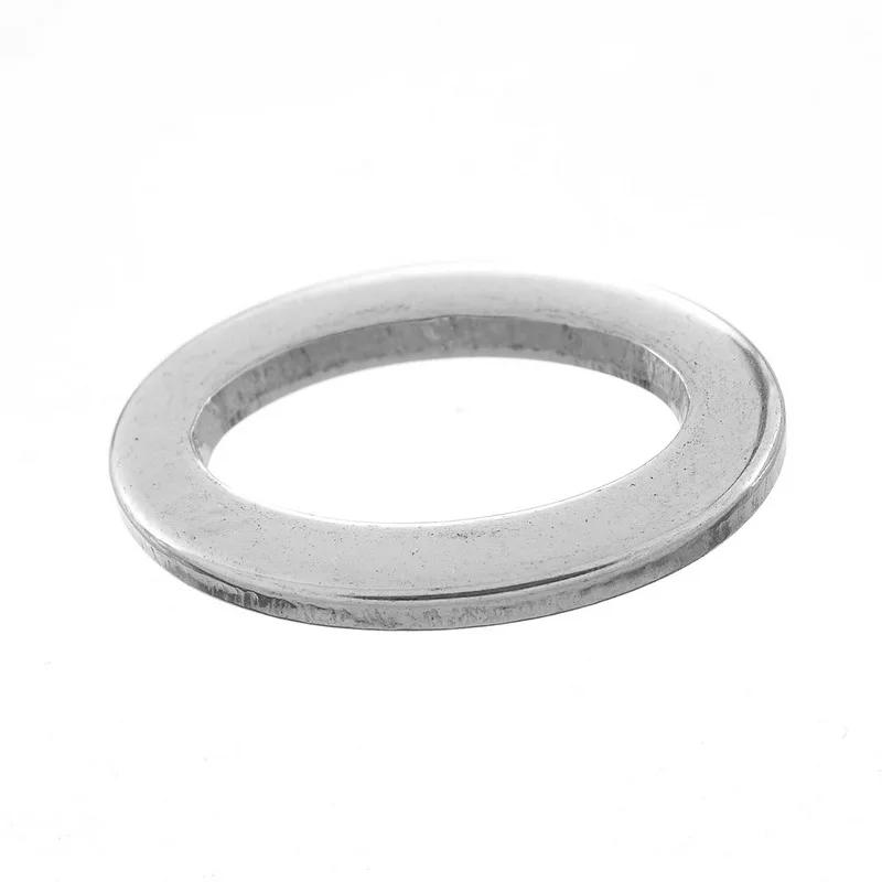 20 PCS قلادة فضية من الفولاذ المقاوم للصدأ لهجة مصقول زهرة الملتوية فراشة البيضاوي موصل 13mm x 1mm