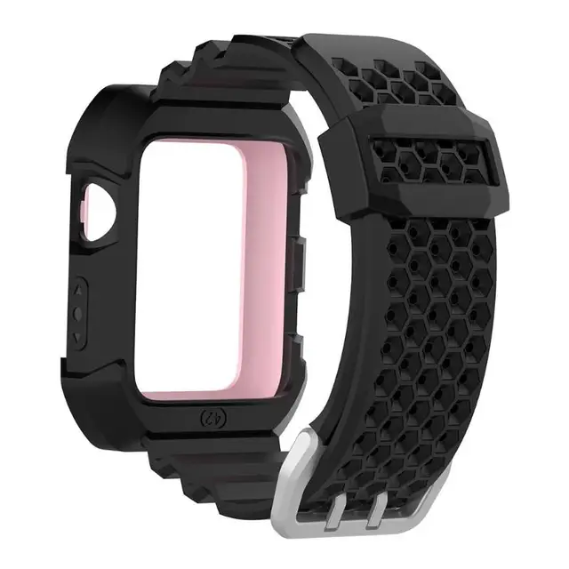 ALLOYSEED 42mm Breathable TPU Smart Watch Band Smart Bracelet
