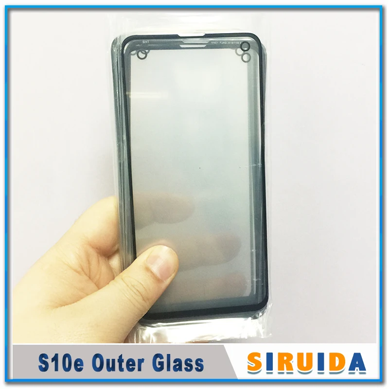 

1pcs LCD Front Outer Lens For Samsung Galaxy S10 lite S10lite S10e SM-G9700 Touch Screen Glass Replacement
