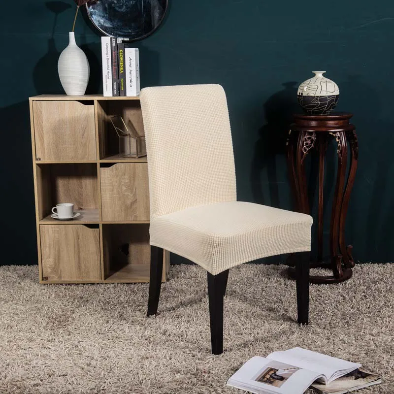 beige Стрейч конфеты чехол для кресла свадебные чехлы для сидений одно кресло Чехлы для банкета - Цвет: beige