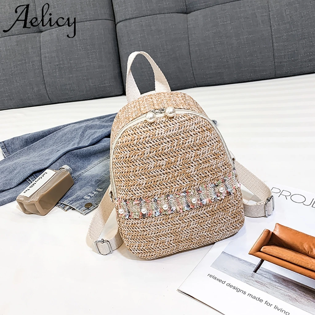 Aelicy المرأة اللون مطابقة البرية الأزياء الترفيه السفر حقيبة حقيبة طالب السفر حقيبة طالب رفرف الرياضة جيب للهاتف ظهره حقيبة