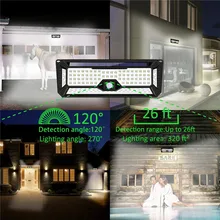 100/136 LED Garden Solar Lights High Bright Solar 4 Sizes LED Light Waterproof Wall Light Outdoor Solar PIR Motion Sensor Lamp 100/136 LED Garden Solar Lights High Bright Solar 4 Sizes LED Light Waterproof Wall Light Outdoor Solar PIR Motion Sensor Lamp